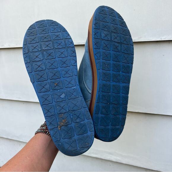 Hooey Twisted X Blue Canvas Lace Up Sneakers MHYC002 12D - Picture 3 of 8